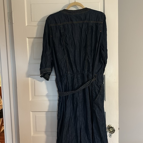 Anthropologie Pilcro and The Letterpress Denim Shorts Romper - Picture 6 of 6